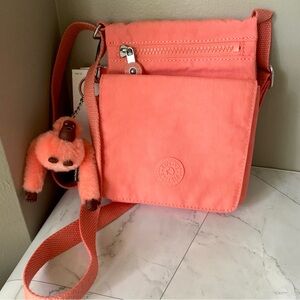 Kipling El Dorado Crossbody Bag Nylon-Cool Coral